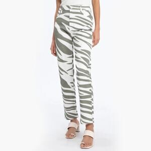 Sanctuary Animal Print Zebra High Rise Straight 90's Jeans Size 31